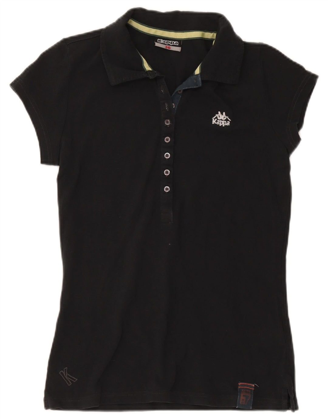Kappa Damen Poloshirt IT 36 XS Schwarz