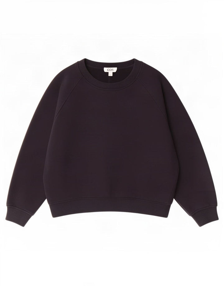 Cos Damen-Sweatshirt in Übergröße, Größe M, Marineblau, Größe 40, Baumwolle