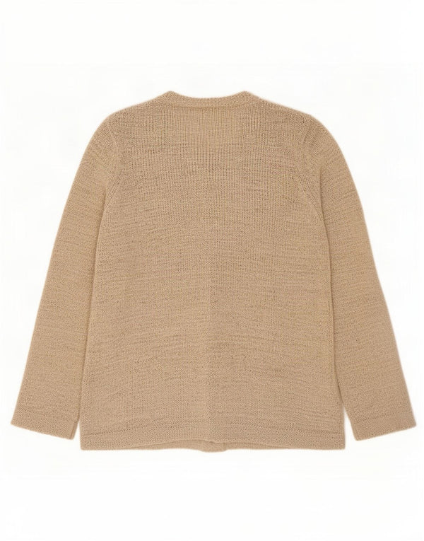 Marks & Spencer Damen-Cardigan-Pullover UK 16 Large Beige Acryl