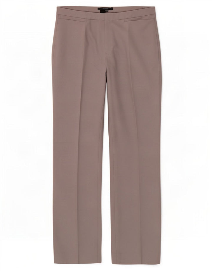 Gerade Freizeithose für Damen von Zara, EU 40, mittelgroß, W30, L31, grau, Polyester
