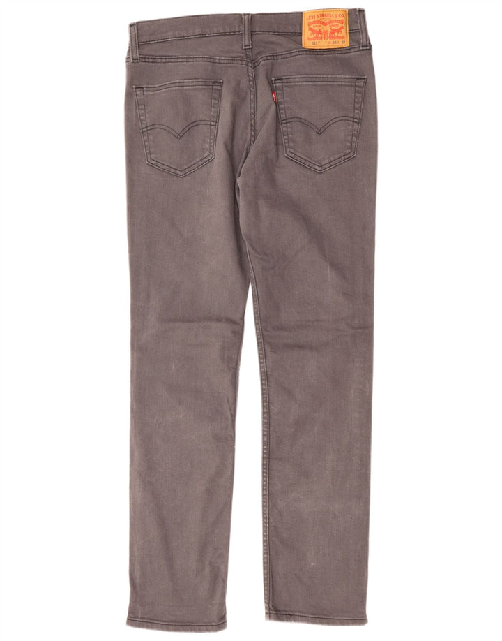 Levi's Herren 511 Slim Jeans W33 L32 Graue Baumwolle