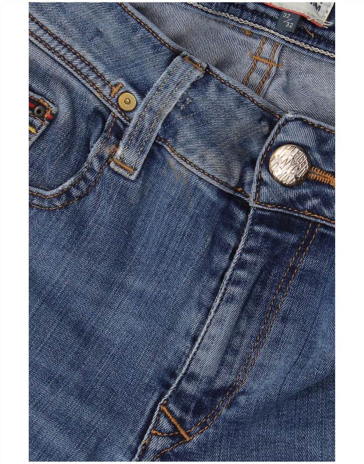 Tommy Hilfiger Damen Bootcut Jeans W32 L32 Blau