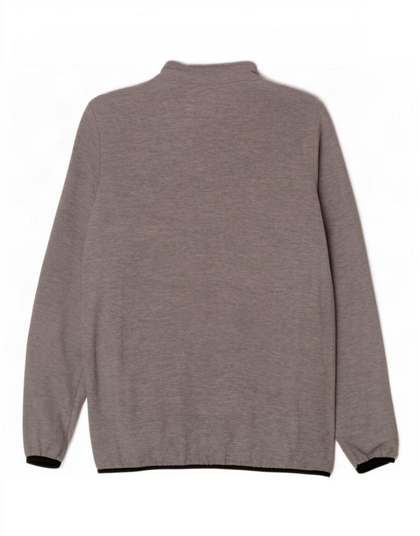 Jack & Jones Fleecejacke für Jungen, 15–16 Jahre, graues Colourblock-Polyester
