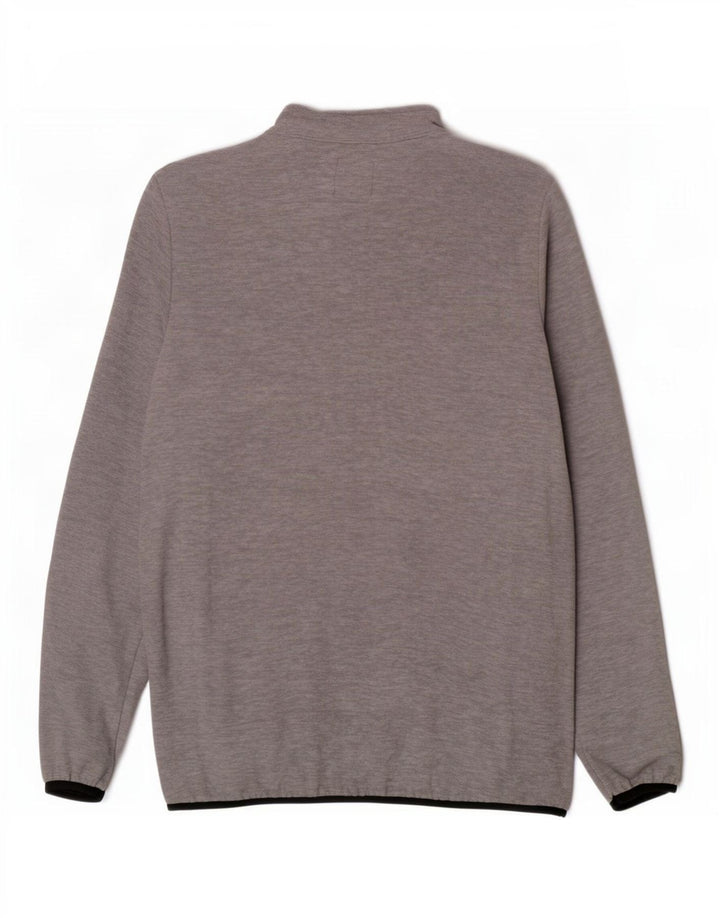 Jack & Jones Fleecejacke für Jungen, 15–16 Jahre, graues Colourblock-Polyester
