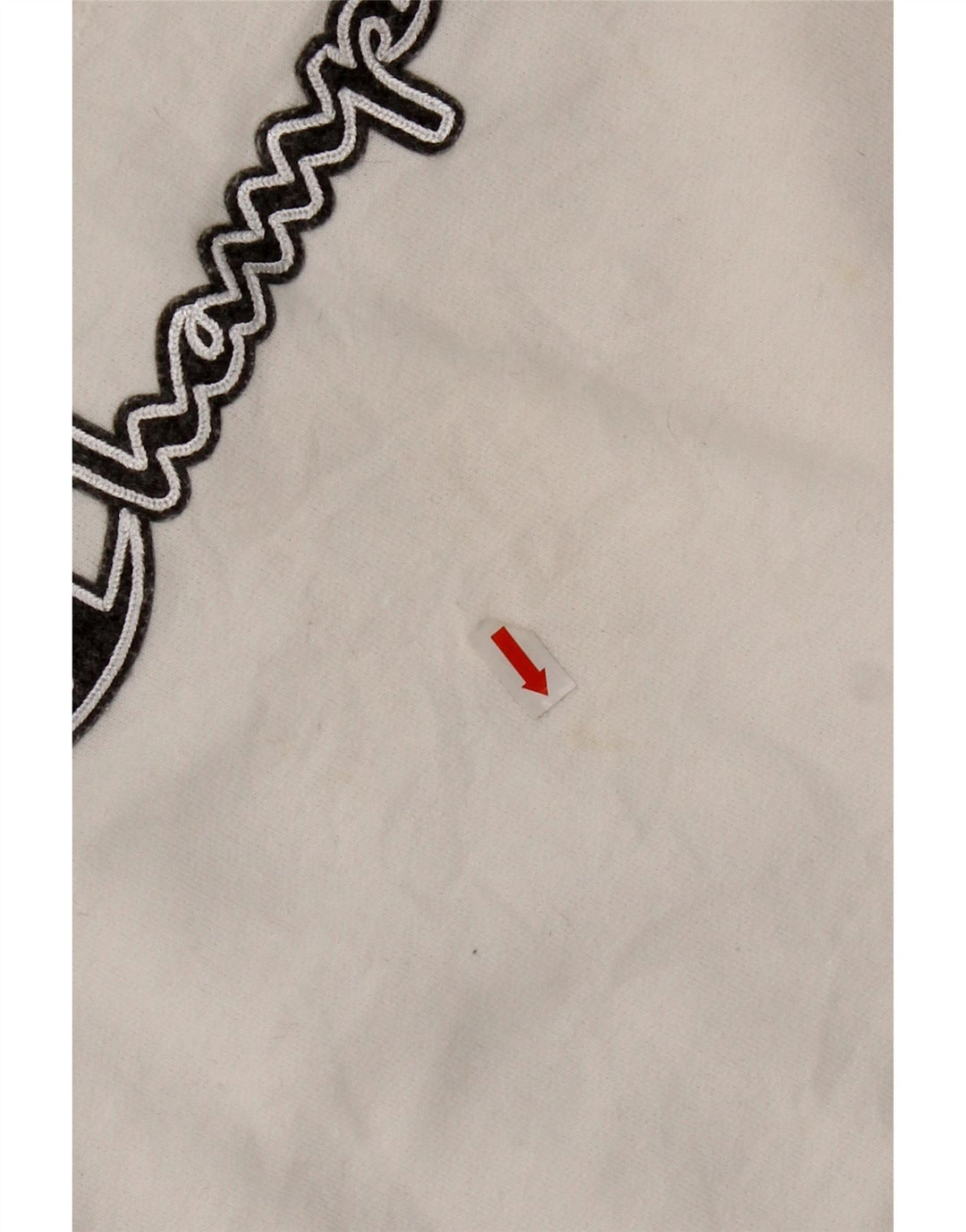 Champion Damen-Sweatshirt mit Grafik, UK 16, Größe L, Weiß, Polyester