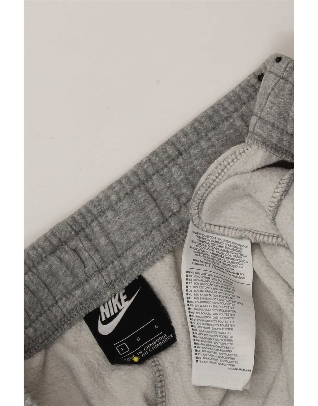 Nike Herren Trainingshose Jogginghose Groß Grau Baumwolle