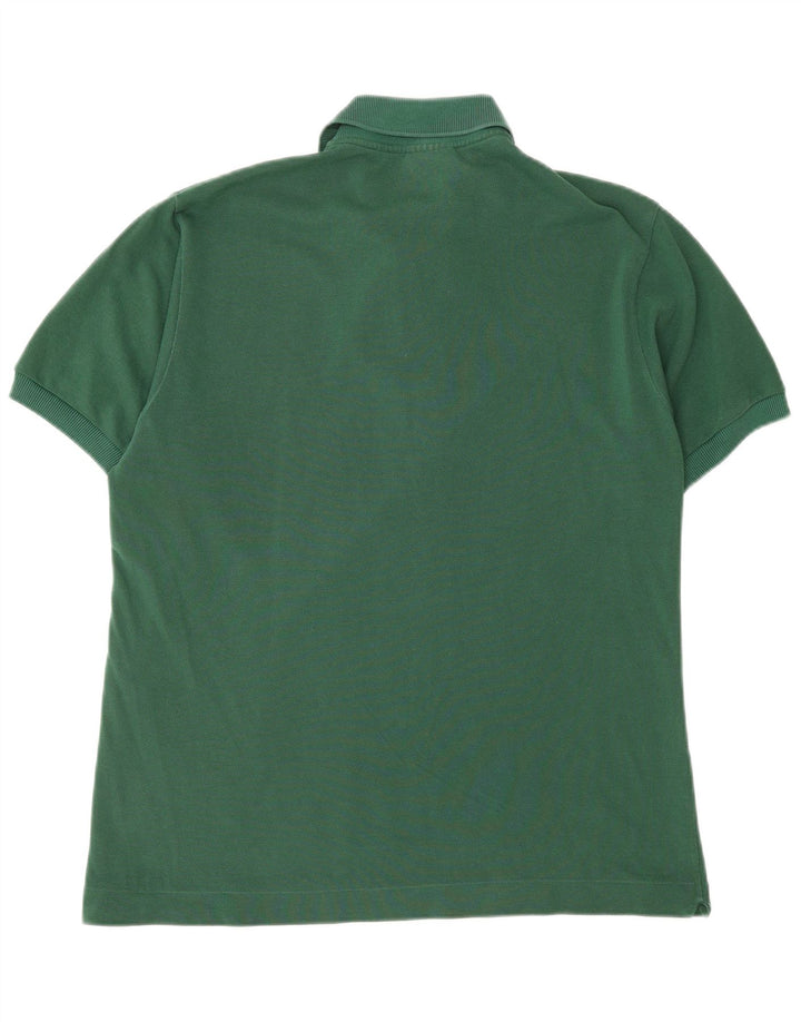 LACOSTE Herren-Poloshirt, Größe 3, klein, grüne Baumwolle
