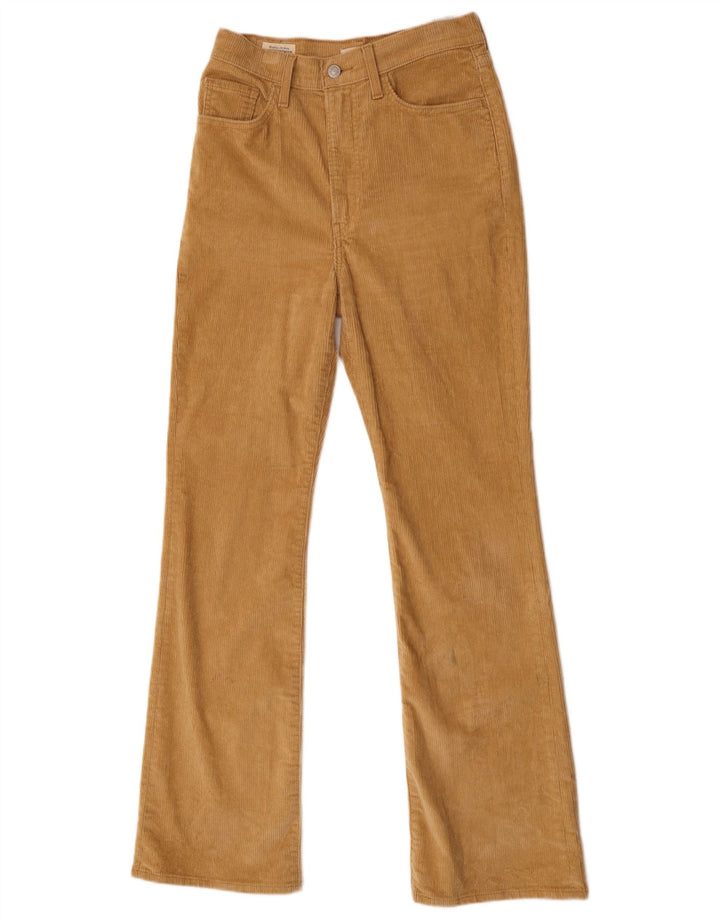 Levi's Damen Bootcut-Cordhose W27 L33 Beige Baumwolle