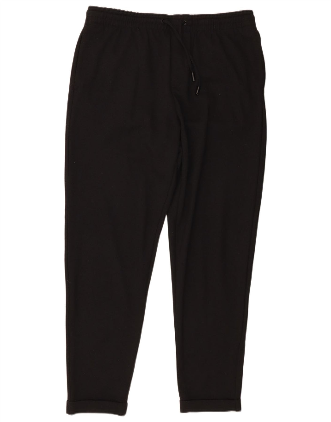 Zara Damen Tapered Freizeithose, Größe L, W32, L28, Schwarz, Polyester