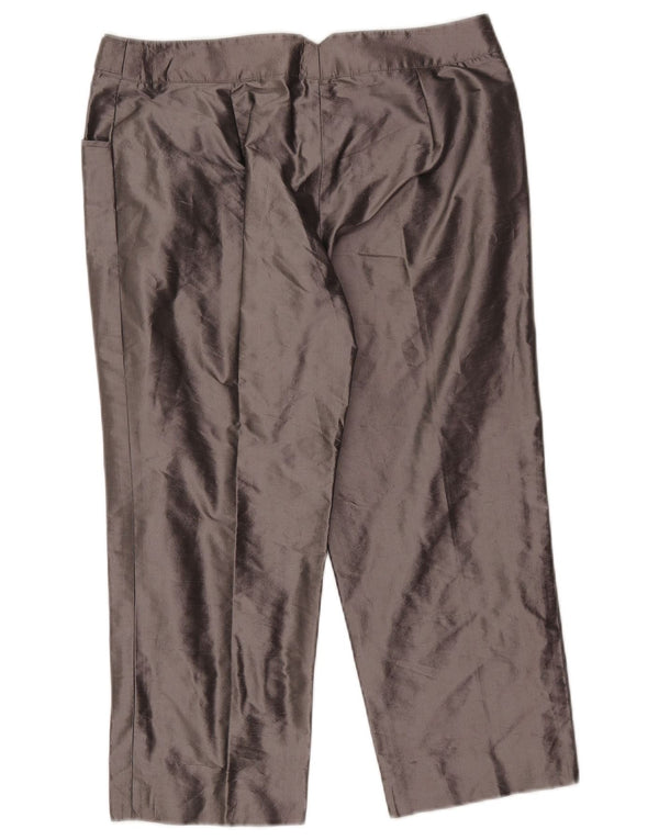 Armani Damen gerade Caprihose W31 L22 Grau
