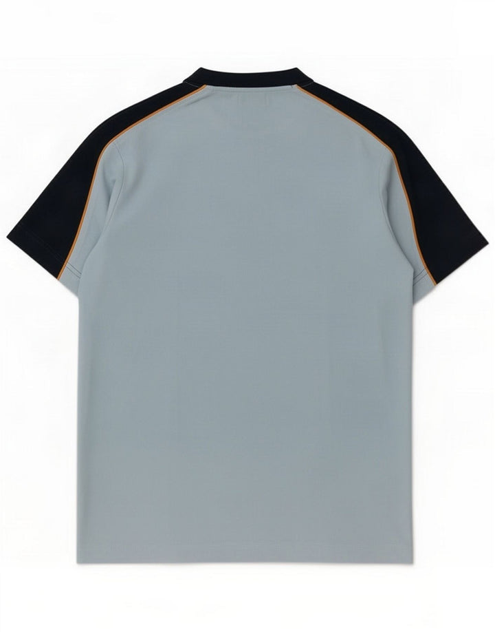 Kappa Herren T-Shirt Top Small Blau Colourblock Polyester