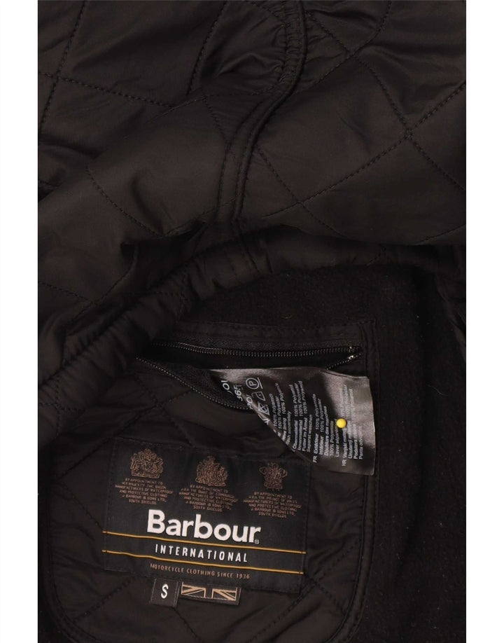 Barbour Herren Steppjacke UK 36 Small Schwarz Polyester