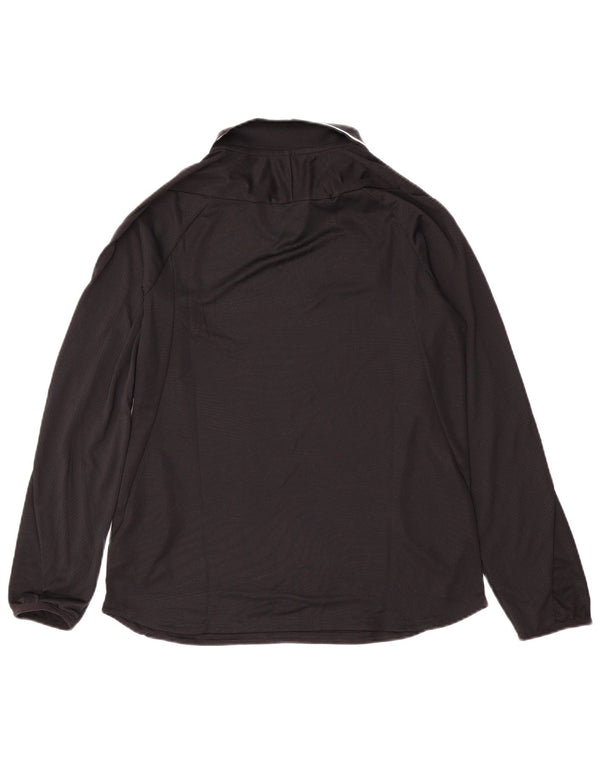 Nike Herren Dri Fit Top Langarm Small Schwarz Polyester