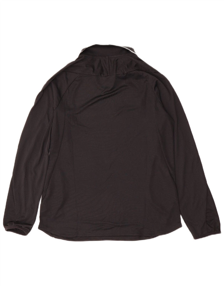 Nike Herren Dri Fit Top Langarm Small Schwarz Polyester