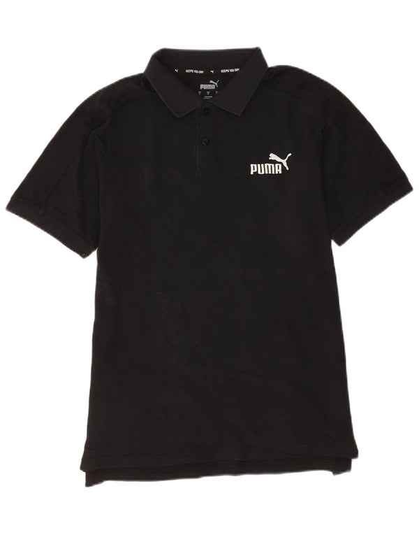 Puma Herren Poloshirt Small Schwarz Baumwolle