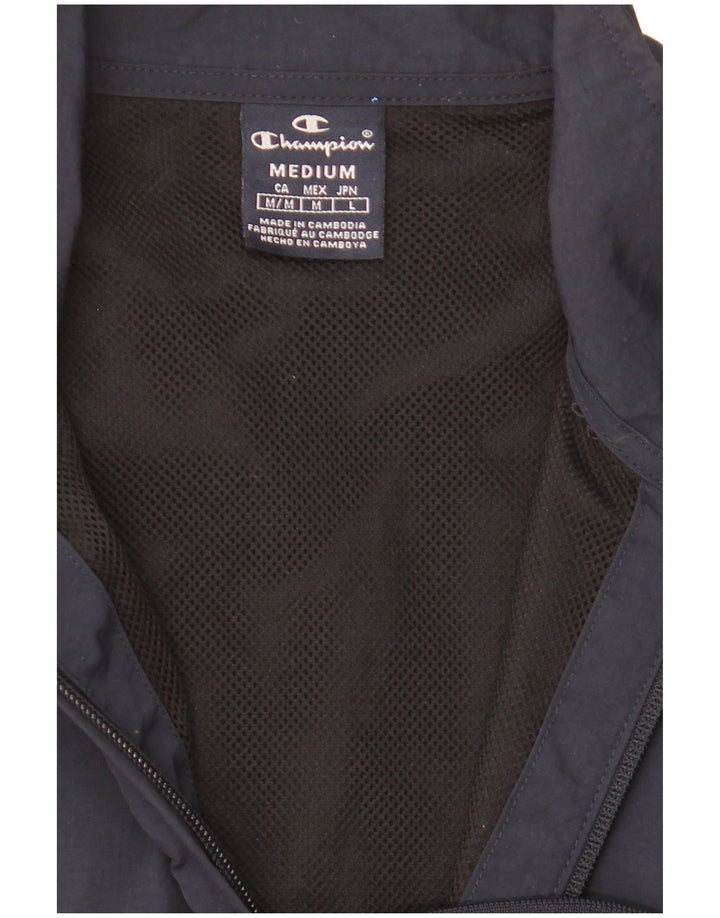 CHAMPION Herren-Trainingsanzugoberteil mit Grafik, mittleres Marineblau