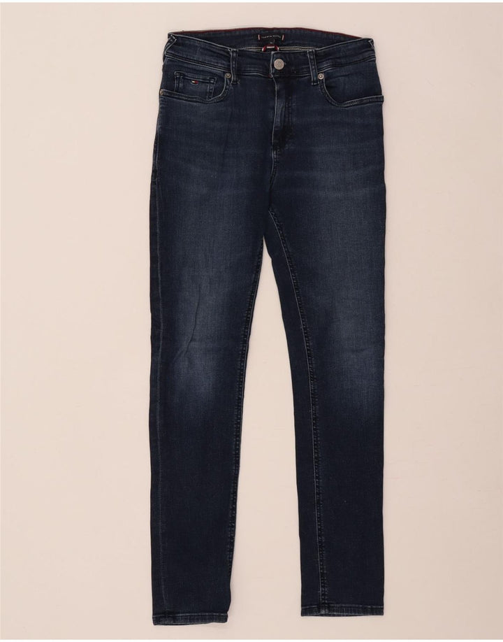 Tommy Hilfiger Slim Jeans für Jungen, 13–14 Jahre, marineblaue Baumwolle