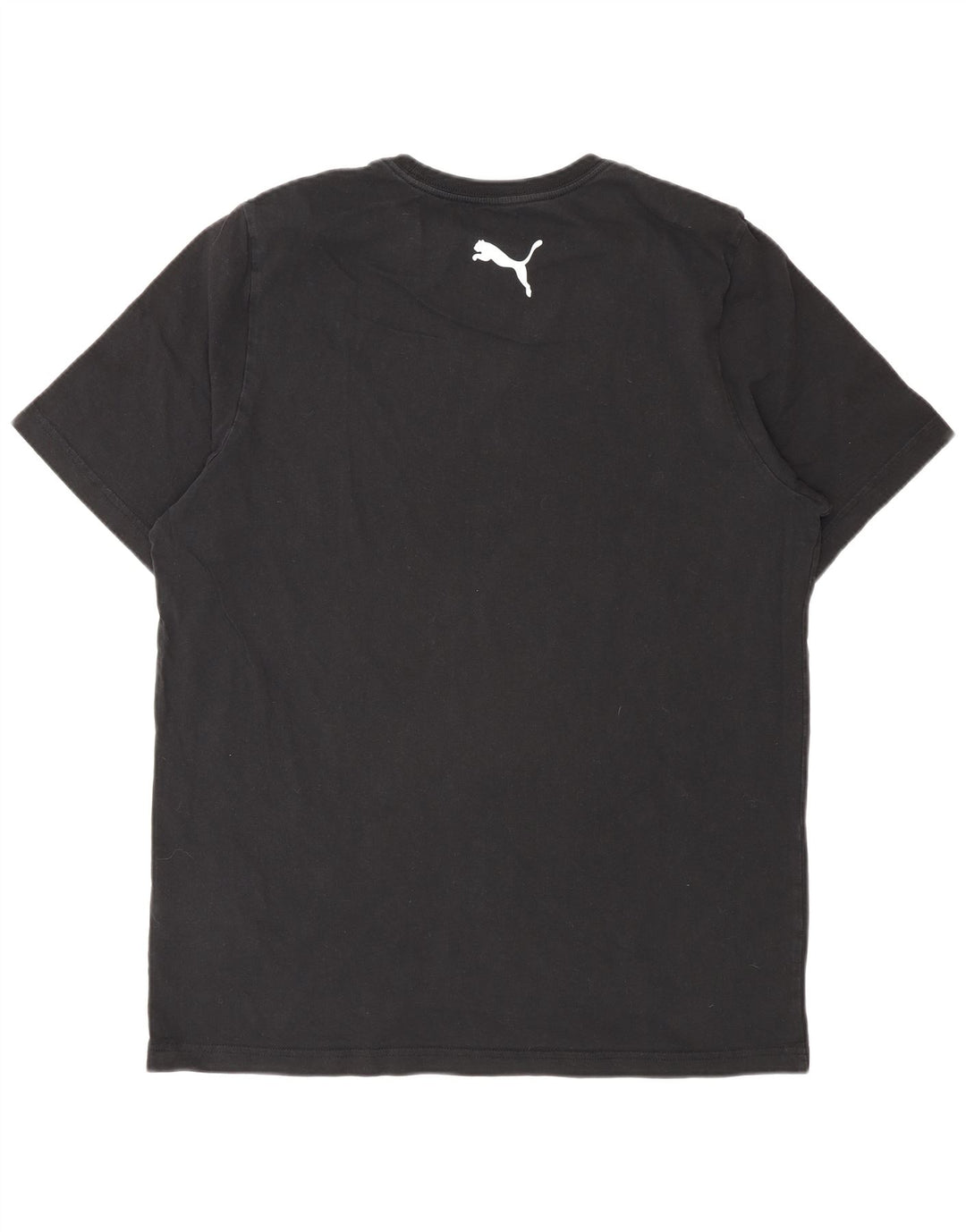 Puma Herren T-Shirt Top Large Schwarz Baumwolle