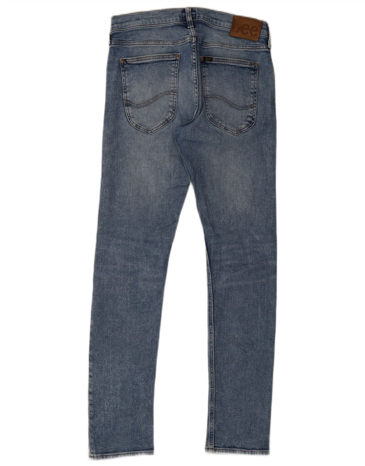 Lee Herren Luke Slim Jeans W31 L30 Blaue Baumwolle