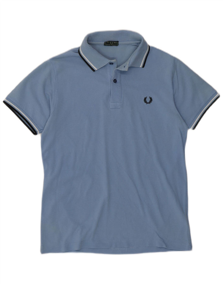 Fred Perry Jungen-Poloshirt, 15–16 Jahre, blaue Baumwolle