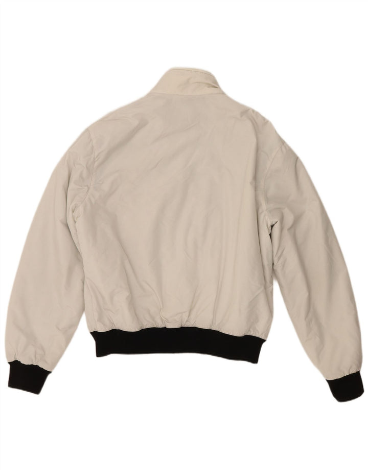 Refrigiwear Herren Bomberjacke UK 40 Large Weiß Colourblock Polyamid