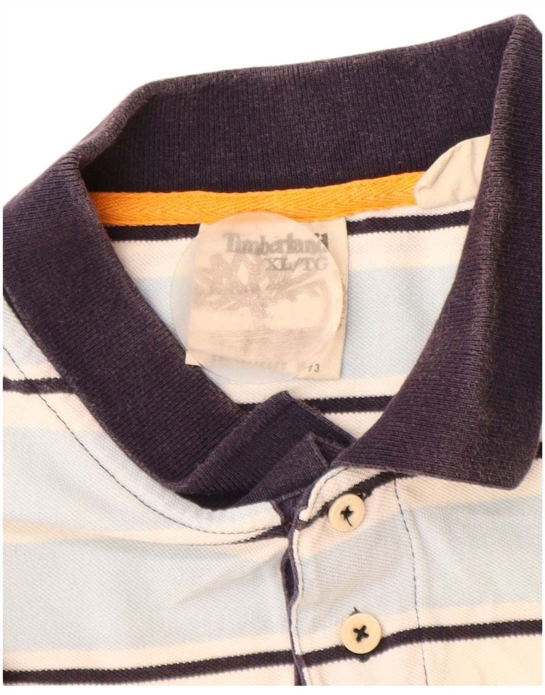 TIMBERLAND Herren-Poloshirt XL, mehrfarbig, gestreift, Baumwolle