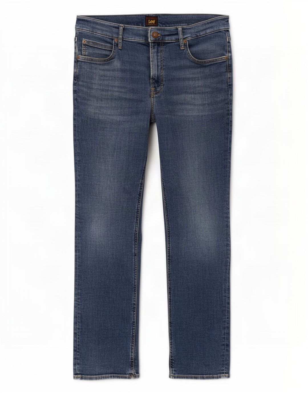 Lee Herren West Straight Jeans W32 L30 Blaue Baumwolle