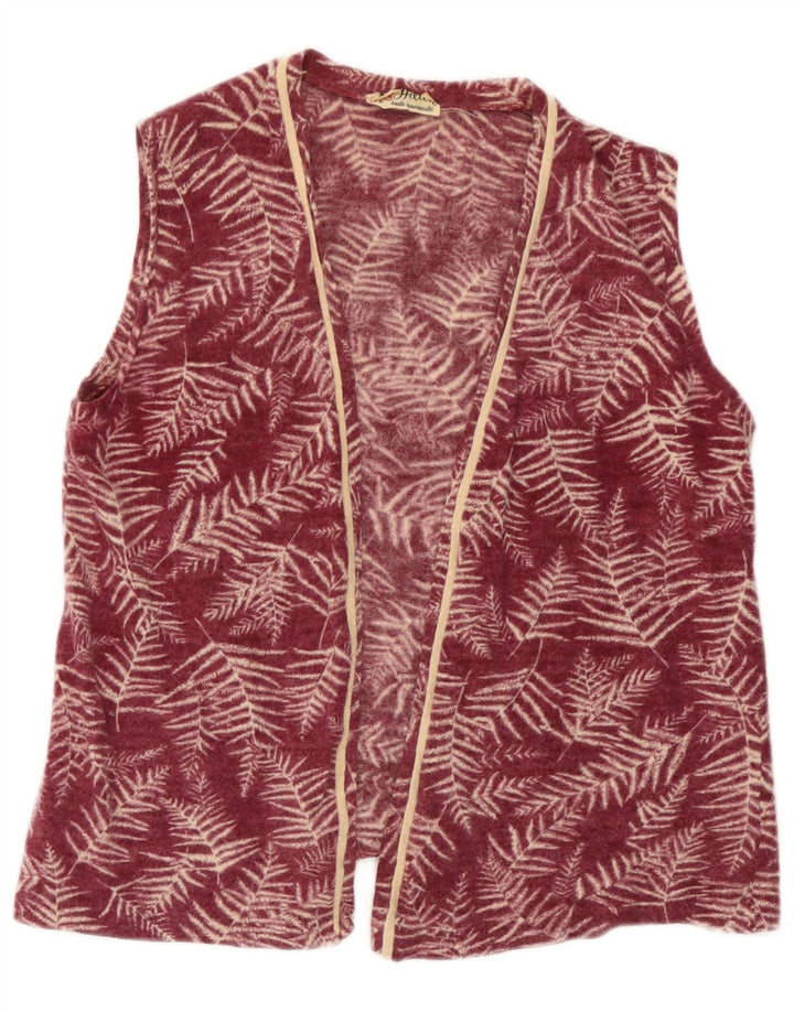 Hilton Womens 2-teiliges Set UK 10 Small Burgundy Floral