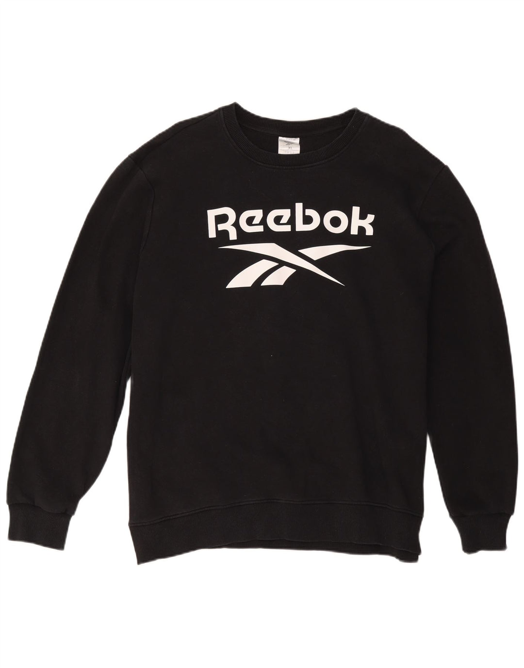 Reebok Herren Graphic Sweatshirt Pullover XL Schwarz Baumwolle