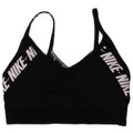 Nike Damen gepolstertes Sport-BH-Oberteil, Größe S, Schwarz, Polyester, Sport