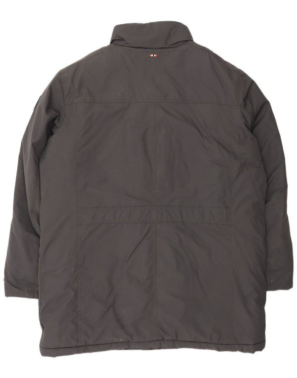 NAPAPIJRI Wattierter Herrenmantel UK 46 3XL Schwarz Polyester