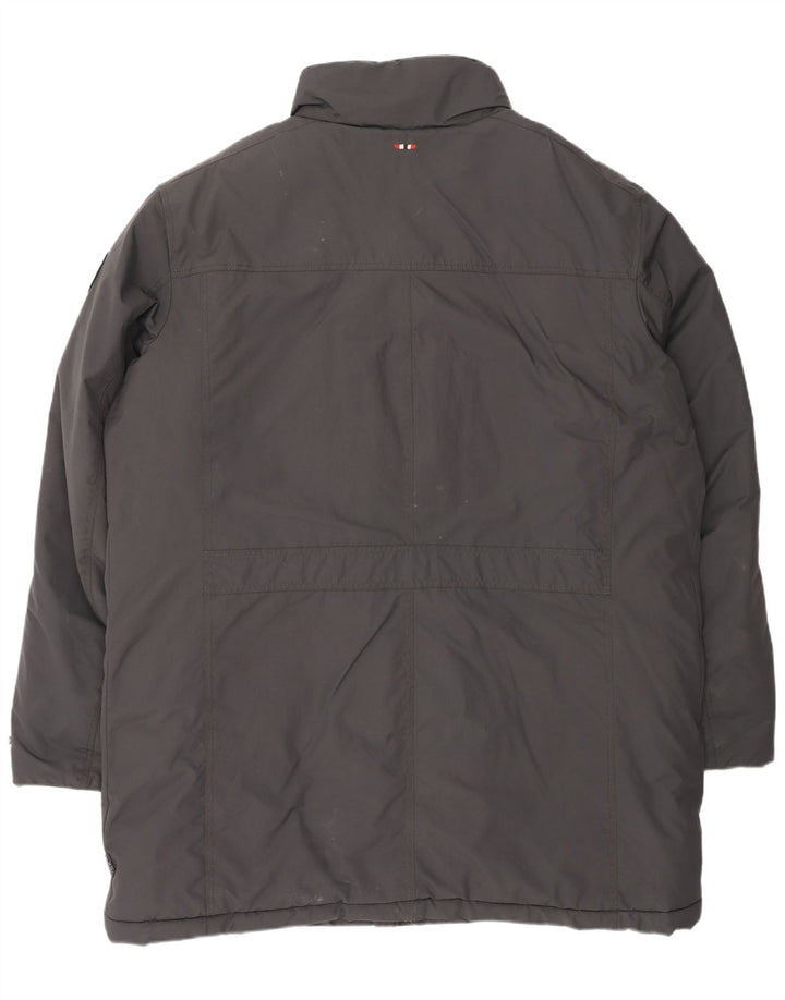 NAPAPIJRI Wattierter Herrenmantel UK 46 3XL Schwarz Polyester