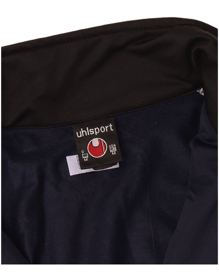 Uhlsport Herren-Trainingsanzugoberteil, UK 38/40, Mittelmarineblau, Polyester