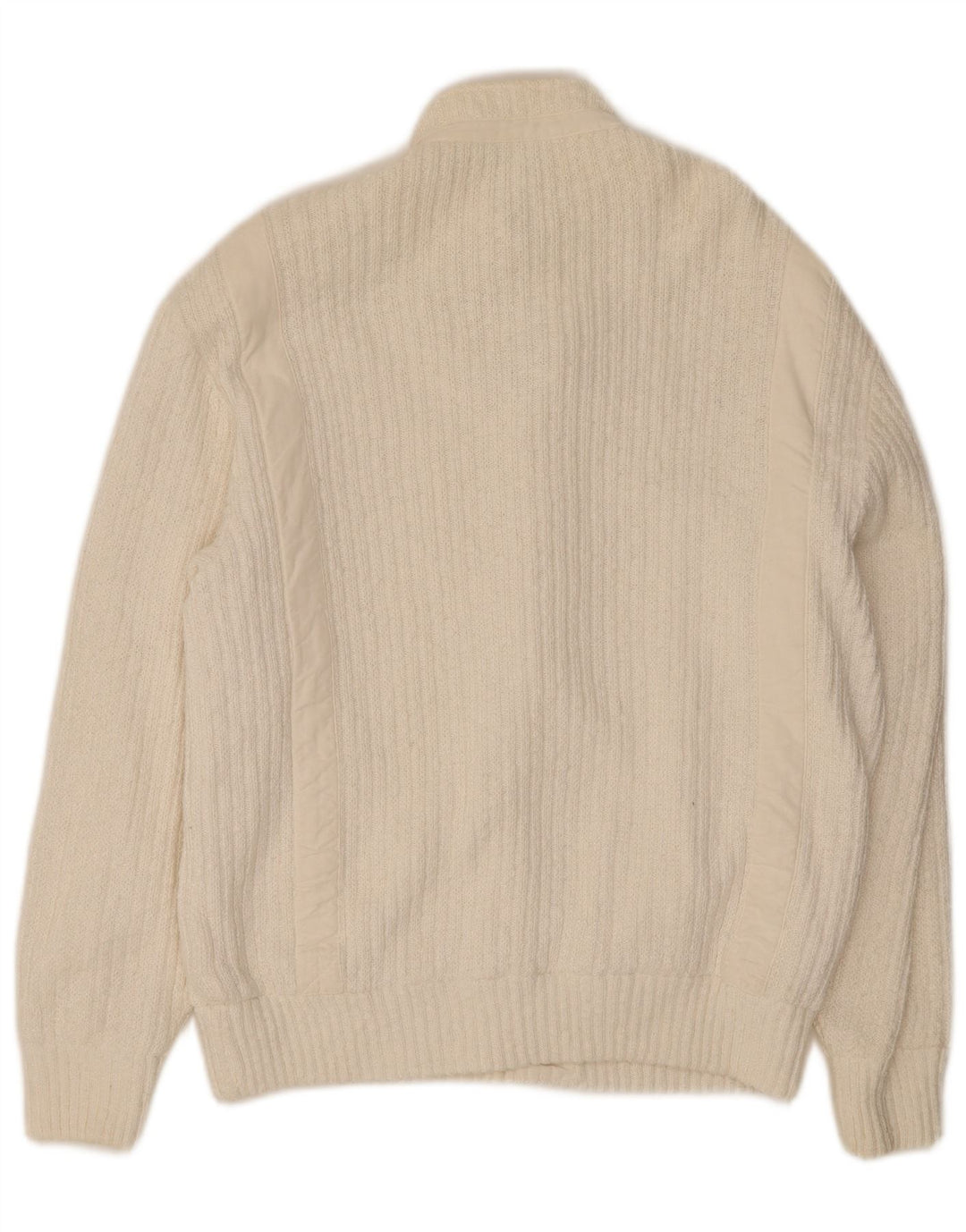 Navigare Herren-Strickjacke IT 50/52 Mittelweiß