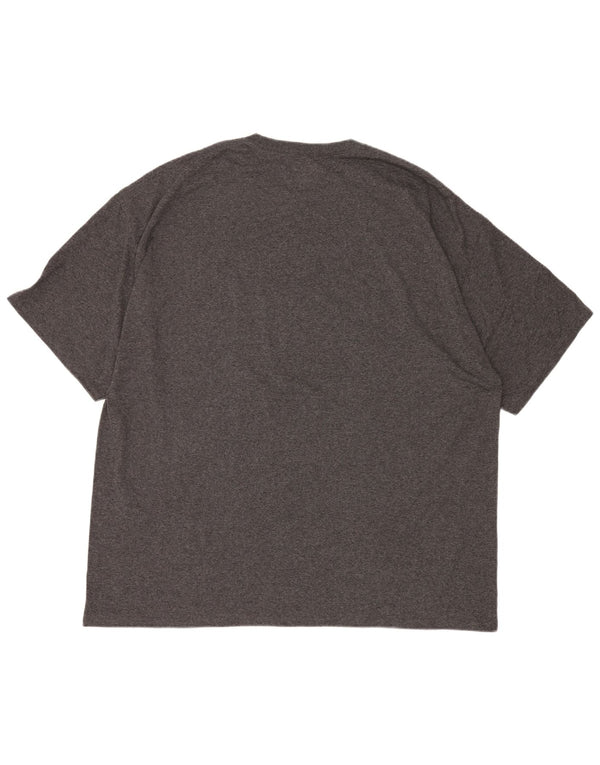 Champion Herren-T-Shirt mit Notre-Dame-Grafik, 3XL, grau meliert, Baumwolle