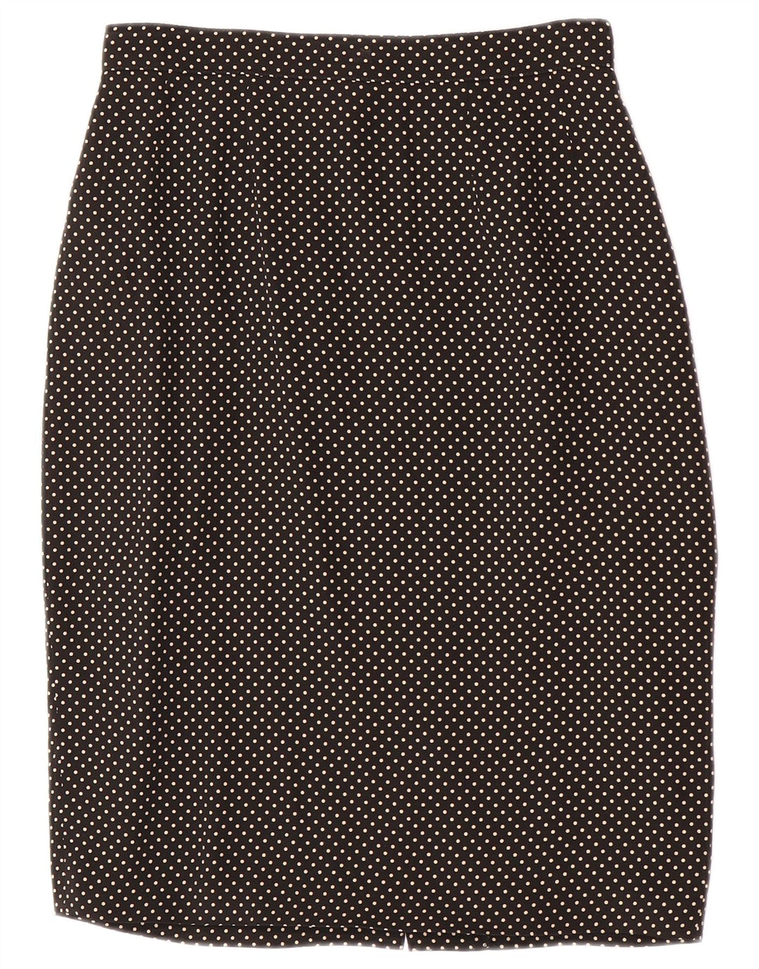 Vintage Damen Bleistiftrock IT 44 Medium W28 Schwarz geflecktes Acetat