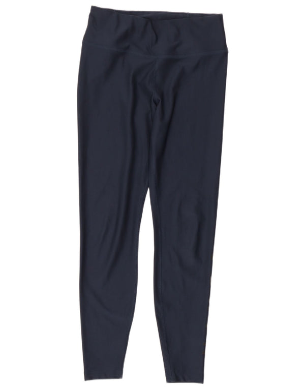 Nike Damen Dri Fit Graphic Leggings UK 8 Small Marineblau