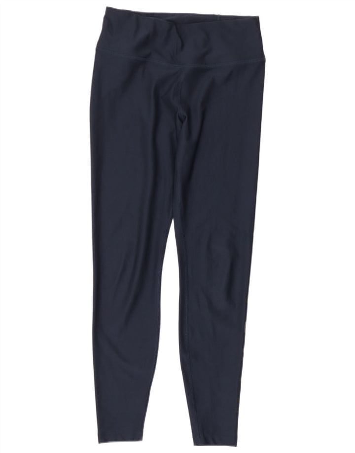 Nike Damen Dri Fit Graphic Leggings UK 8 Small Marineblau