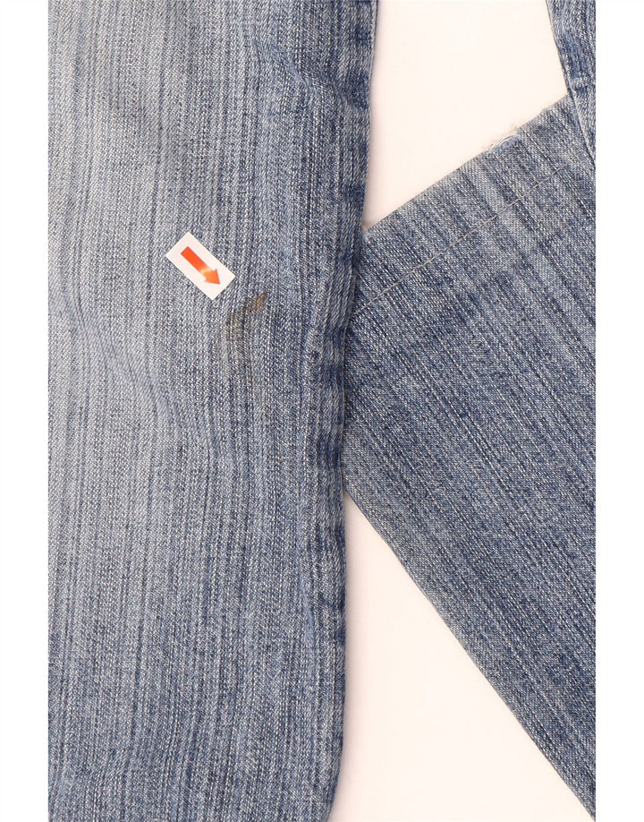HUGO BOSS Herren Bootcut Jeans W34 L30 Blaue Baumwolle