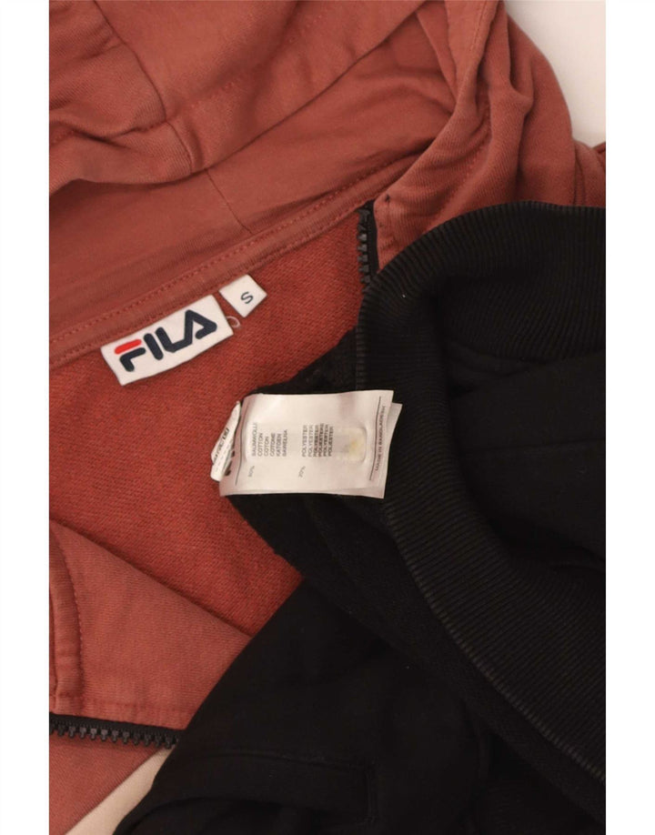 Fila Damen-Kapuzenpullover mit Reißverschluss, Gr. 10, klein, mehrfarbig, Farbblock