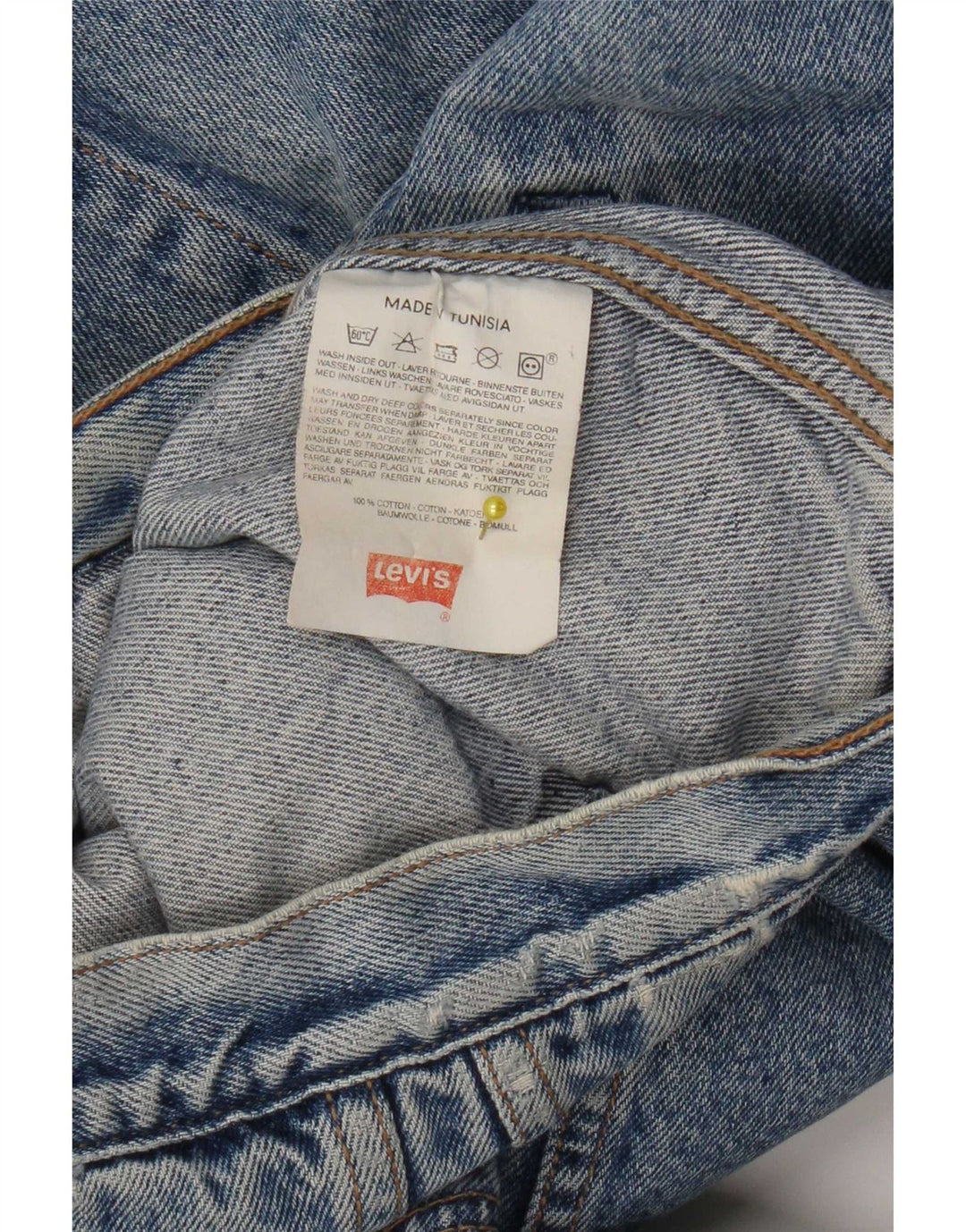 Levi's Herren Jeansjacke UK 40 Large Blau Baumwolle