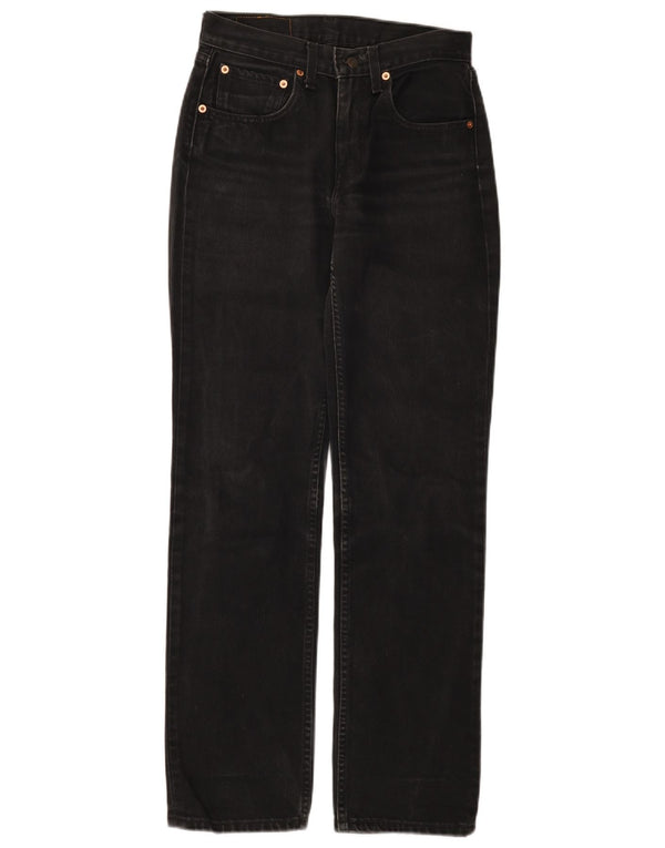 Levi's Damen Baggy Straight Jeans W29 L32 Schwarze Baumwolle