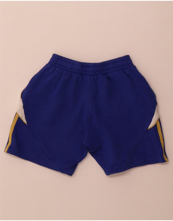 Adidas MESSI Sportshorts für Jungen, 9–10 Jahre, blaue Farbblock-Baumwolle