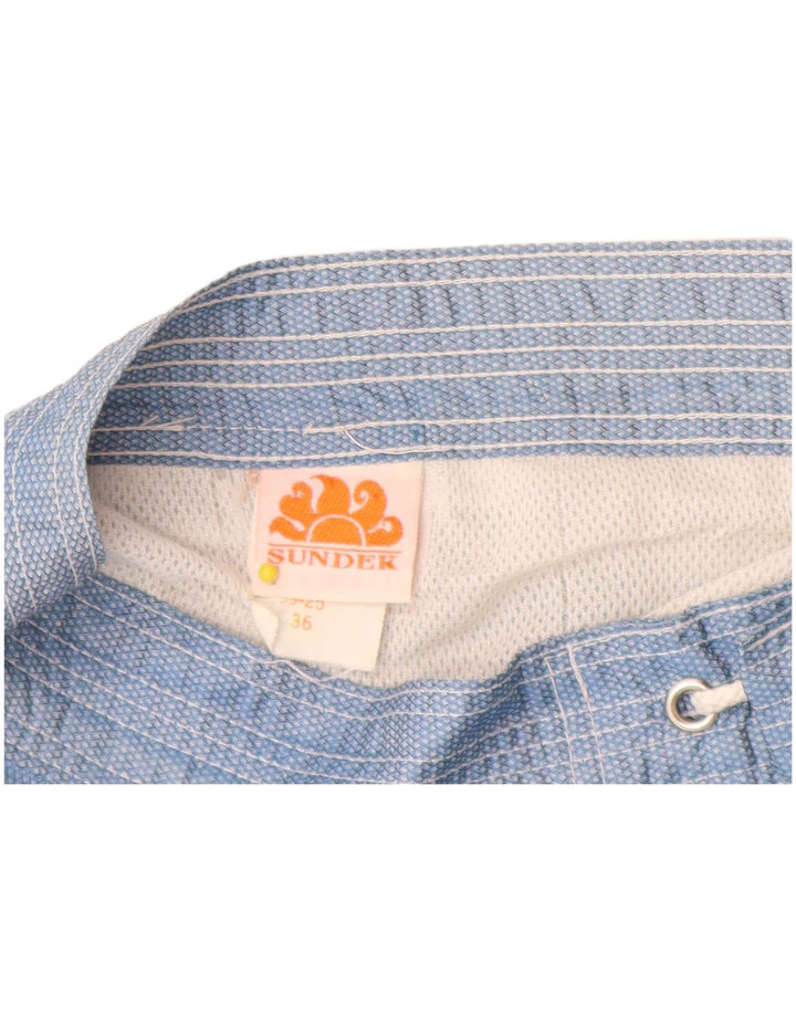 Sundek Herren-Badeshorts, groß, aus blauem Nylon