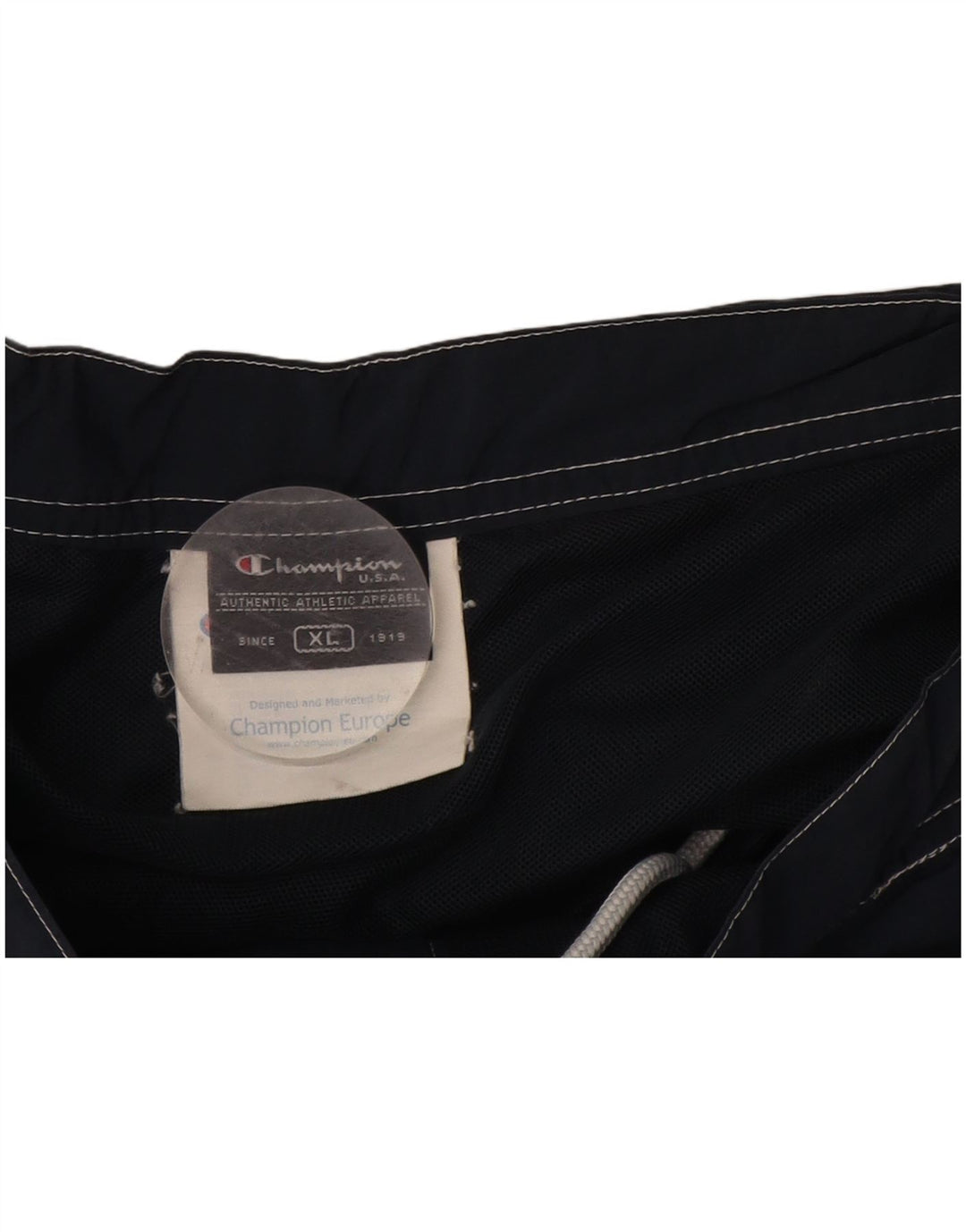 Champion Herren-Badeshorts mit Grafik, XL, Marineblau, Polyester