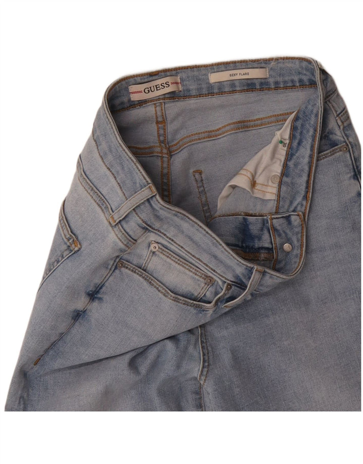 GUESS Damen Sexy Schlagjeans W30 L31 Blau