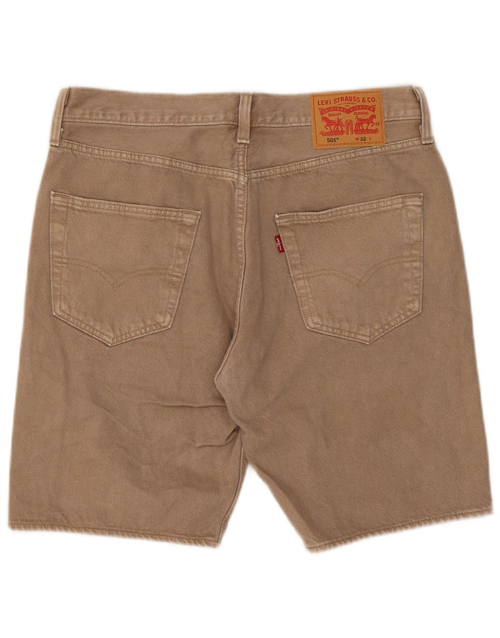 Levi's Herren 501 Denim Shorts W32 Mittelbeige Baumwolle