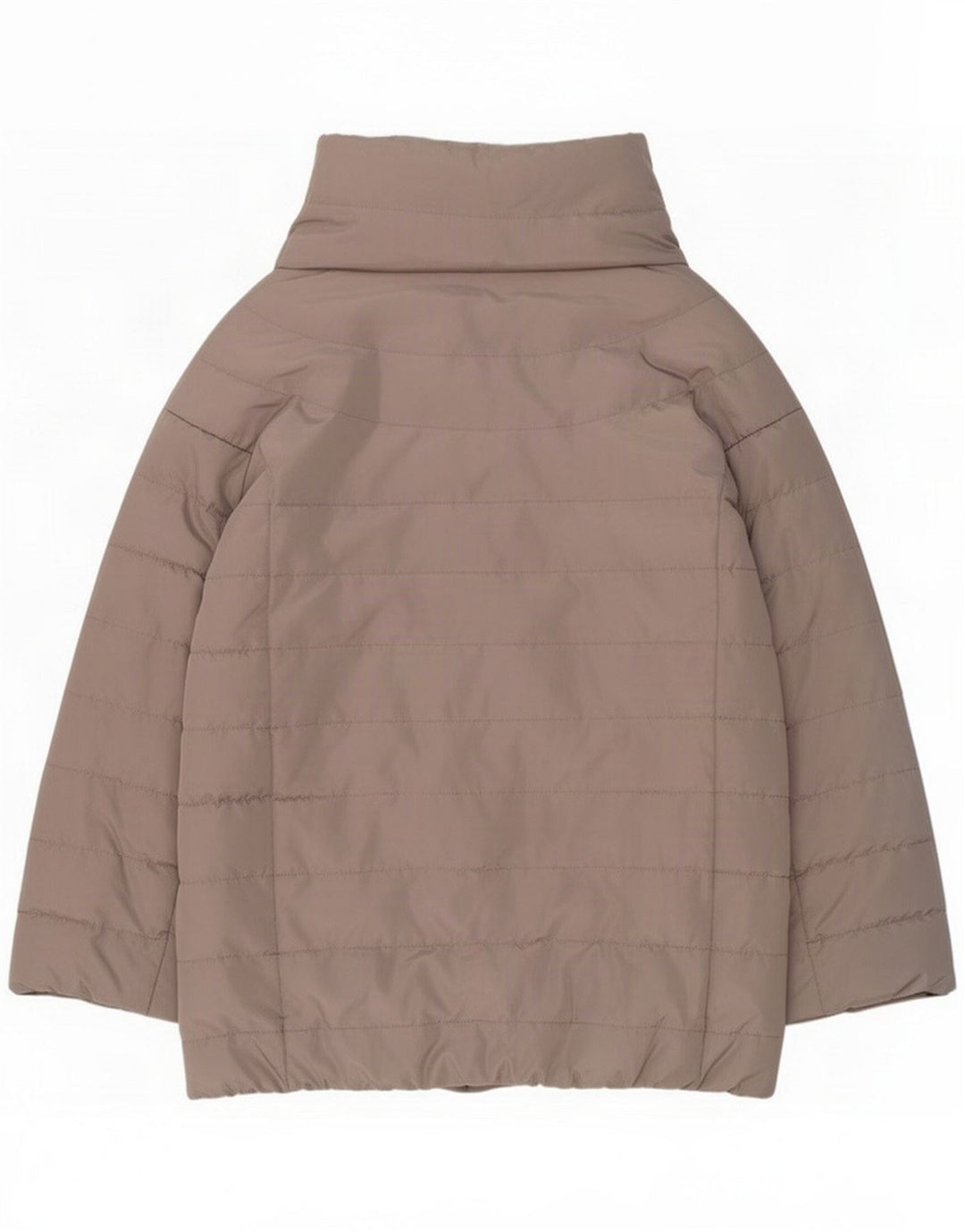 Guess Damen Übergroßer gepolsterter Mantel UK 12 Mittelgraues Polyester