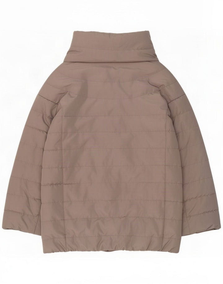 Guess Damen Übergroßer gepolsterter Mantel UK 12 Mittelgraues Polyester
