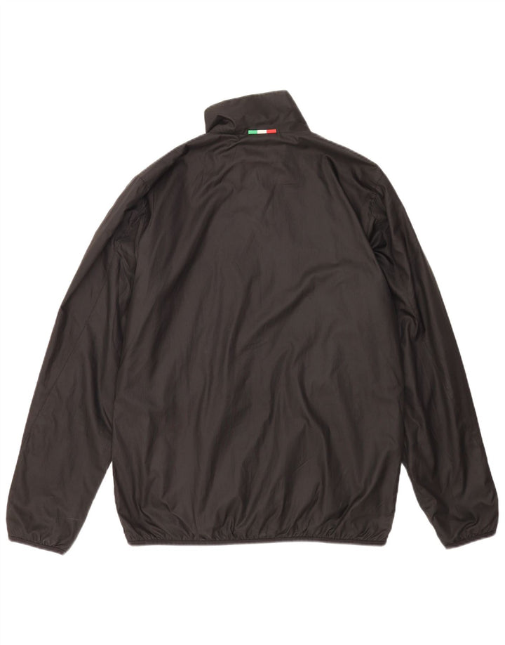 Adidas Herren Regenjacke UK 38 Medium Schwarz Polyester
